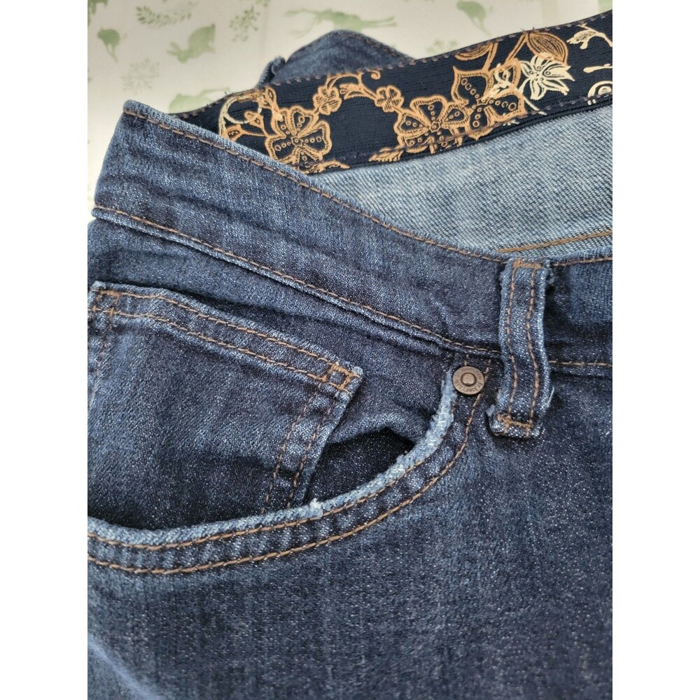 St. John's Bay Women's Bootcut Jeans Size 18W Dark Wash Mid Rise Stretch Denim - Picture 7 of 7
